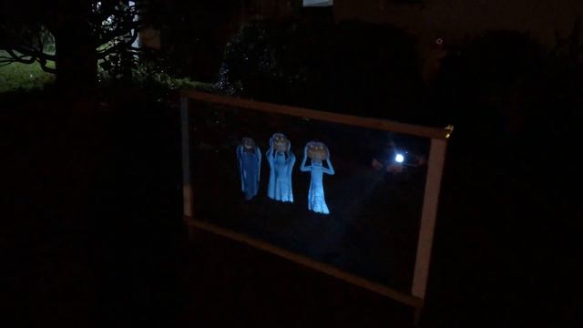 Halloween projector hologram effect screen test part 3 смотреть онлайн