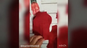 пальто для куклы своими руками Паола Рейна /coat for doll Paola Reina