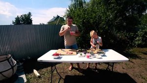 Фаршированные ножки индейки в тандыре