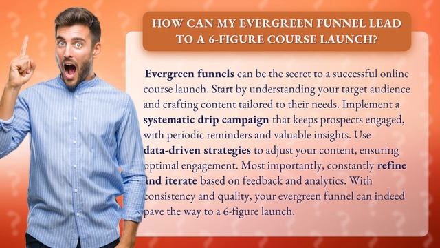 How Can My Evergreen Funnel Lead to a 6-Figure Course Launch? смотреть онлайн