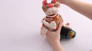 Текстильная кукла "Кот "Котофей", сувенирная мастерская  "Нежный ветер"