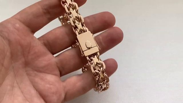Мужской золотой браслет. 2-й Московский Бит/Ювелирные украшения из золота