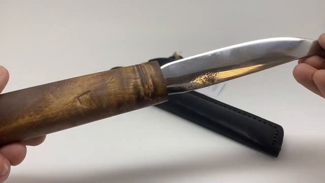 Якутский нож от мастера Сергея Оконешникова, сталь 40х13 (нерж). смотреть онлайн