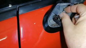Fiat Grande Punto How to Remove Glass on Side Mirror