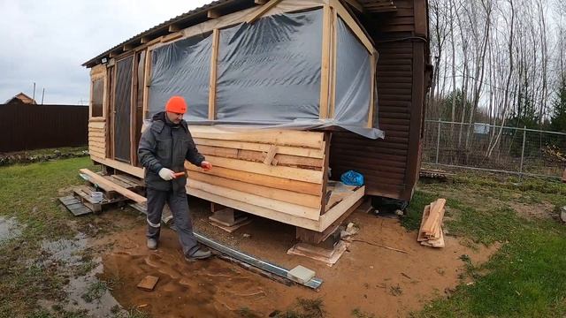 Пиломатериал 2 сорта. Из какого материала, мы строим на участке.