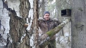 Начало сезона охоты на куницу! Установка КП-120 в ящик.