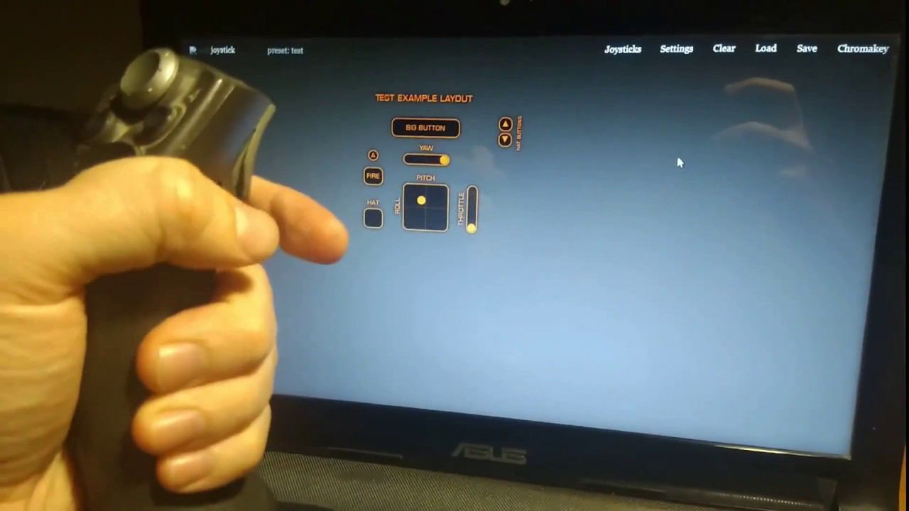 Teal Joystick Visualizer Demo смотреть онлайн