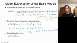 5.3 Model Evidence Approximation and Empirical Bayes (UvA - Machine Learning 1 - 2020)