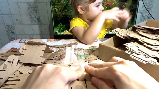 ЙОХОКУБ КОШЕЧКА, СОБАЧКА, МЫШКА из Картонного КОНСТРУКТОРА, ХЕНД - МЕЙД!!!