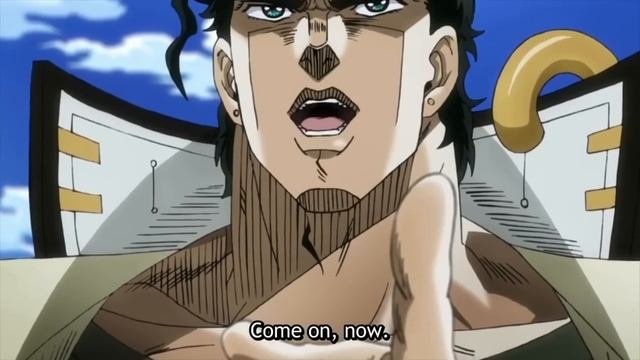 Jotaro Throws Iggy