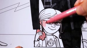 Despicable Me 3 Coloring Pages | Coloring Book Dru Gru Balthazar Minions | Art Videos for Kids