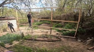 Забор из ондулина и затеняющей сетки как сделать