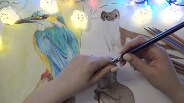 Цветные карандаши. Советы и лайфхаки новичкам. Как начать рисовать? смотреть онлайн