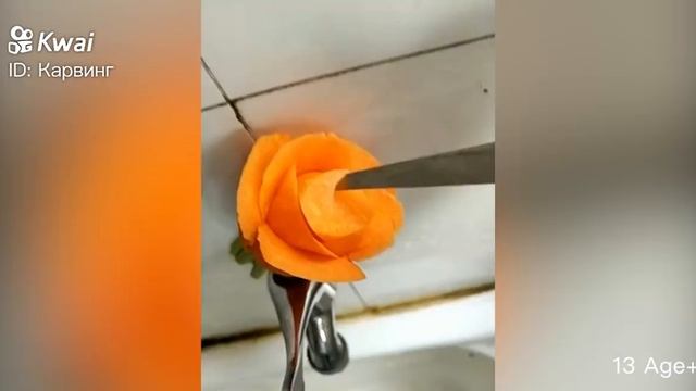 Безумно красивый карвинг/ съедобные розы смотреть онлайн