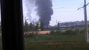 На горловском Стироле вспыхнул пожар