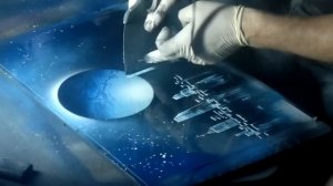 Уличный художник. Творчество на набережной Ростова-на-Дону