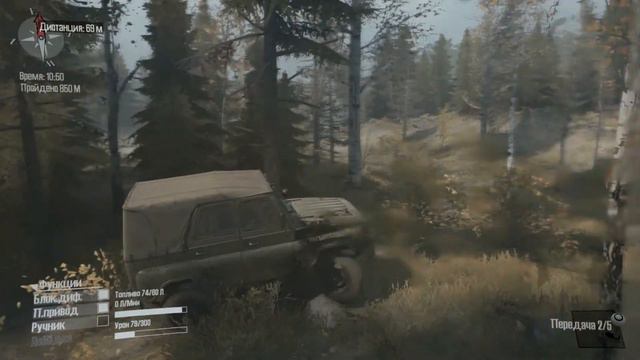 Spintires: MudRunner. Карта Болото. Аркада. ч1 смотреть онлайн