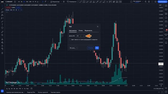 Индикатор объемов (2023) | VOLUME на TradingView - Pine Script 5