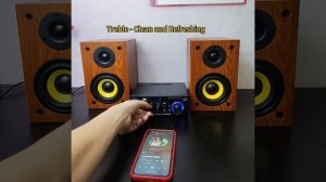 Цифровой Hi-Fi усилитель Woopker AK45, максимальная мощность 90 Вт, x2, канал 2,0, Bluetooth,