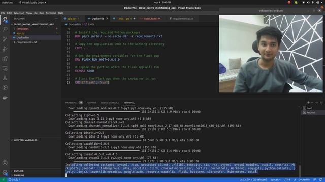 DevOps Project from scratch- Deploy Cloud Native Monitoring Application on Kubernetes (Step by Step