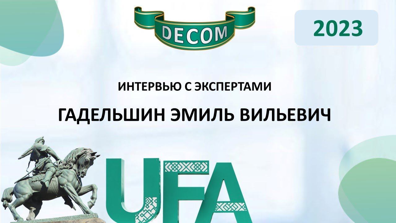 DECOM 2023 | День II: Сессия 2.1.1 Интервью с экспертами - Гадельшин Эмиль Вильевич