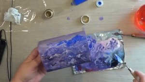 Имитация камня ЧАРОИТ