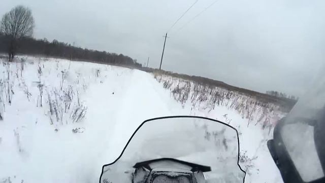 едем в деревню на BRP COMMANDER 600 E-TEC смотреть онлайн