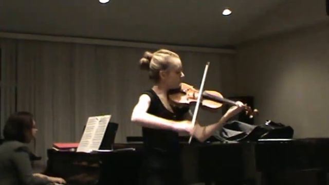 Barber Concerto 3rd mvt - Serena Harnack 15 violin Vamos Workshop