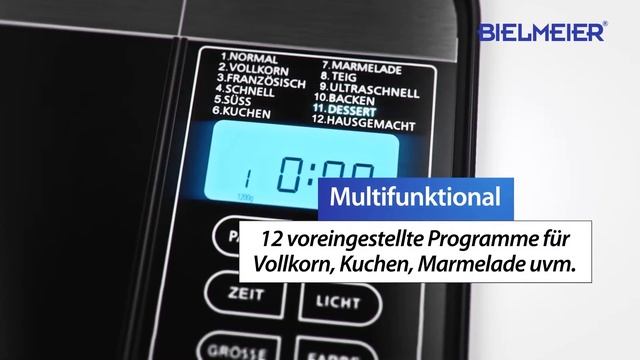 BIELMEIER Brotbackautomat BHG 395 3D Produktvideo смотреть онлайн