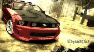 NFS: Most Wanted 2005. Скрытый Ford Mustang и его тюнинг под Mustang Рога.