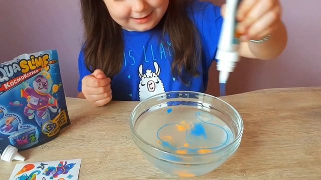 АКВА СЛАЙМ / КосмоКотики у Полины /AQUA SLIME смотреть онлайн