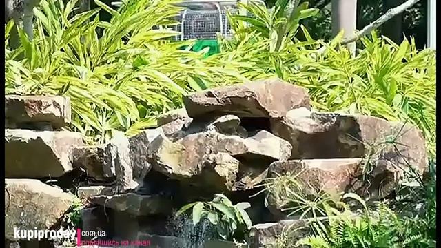 Плавающий садовый фонтан на солнечной батарее ? смотреть онлайн