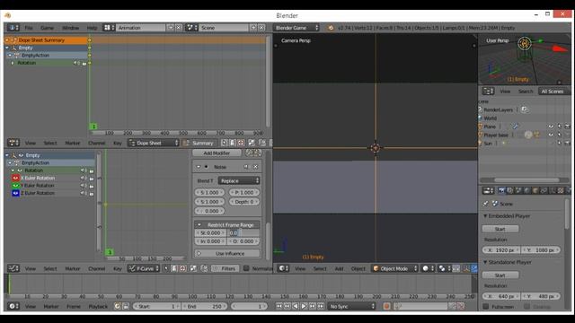How to Add camera shake to your Game - Bge Tutorial смотреть онлайн