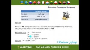 Быстрый обзор проекта.  Взаиный фонд Меркурий.