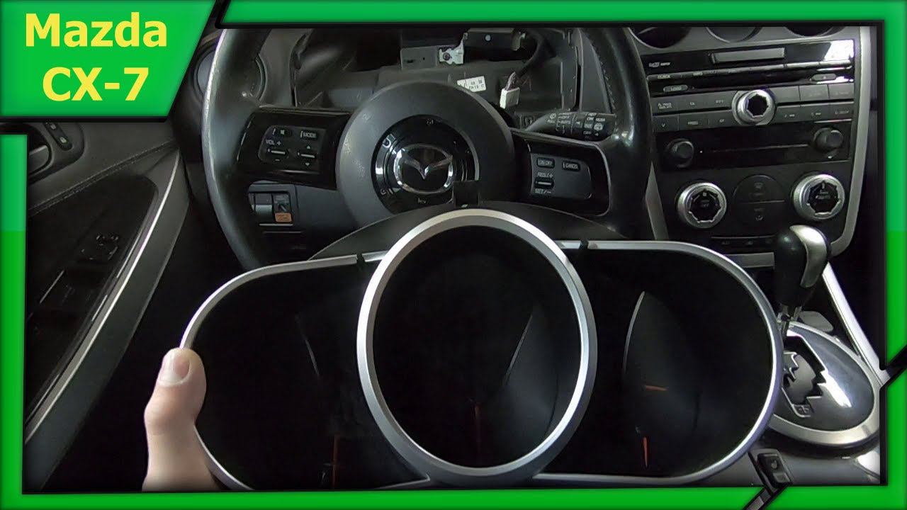 Снимаем панель приборов Mazda CX-7 смотреть онлайн