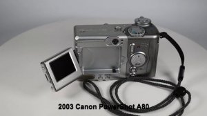 2003 Canon PowerShot A80 - Digital Camera