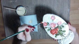 Пасхальный декор яйца из пенопласта. DIY. Easter egg decor made of styrofoam.