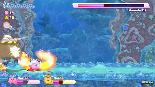 Kirby's Return to Dream Land Deluxe Walkthrough ⁴ᴷ Level 3 (Extra Mode, All Energy Spheres) 2-Playe
