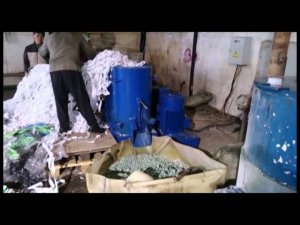 Агломерирование полипропиленовых промотходов Агломератором АПР-30х2