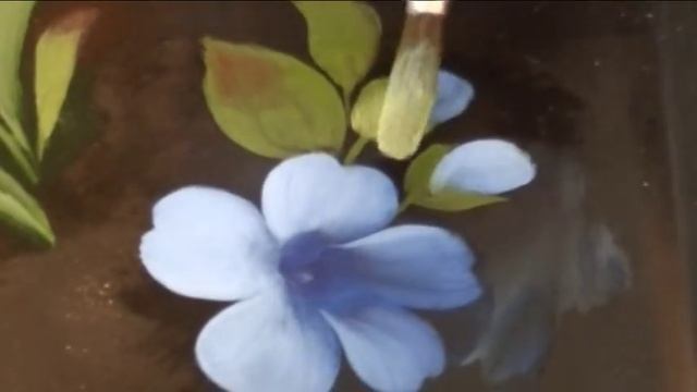 Прописка ПЯТИЛИСТНИКА в Жостовской росписи. ч.2. kulikova.pro смотреть онлайн