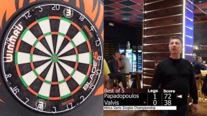 Attica Darts Singles Championship - Leonidas Papadopoulos vs Giorgos Valvis