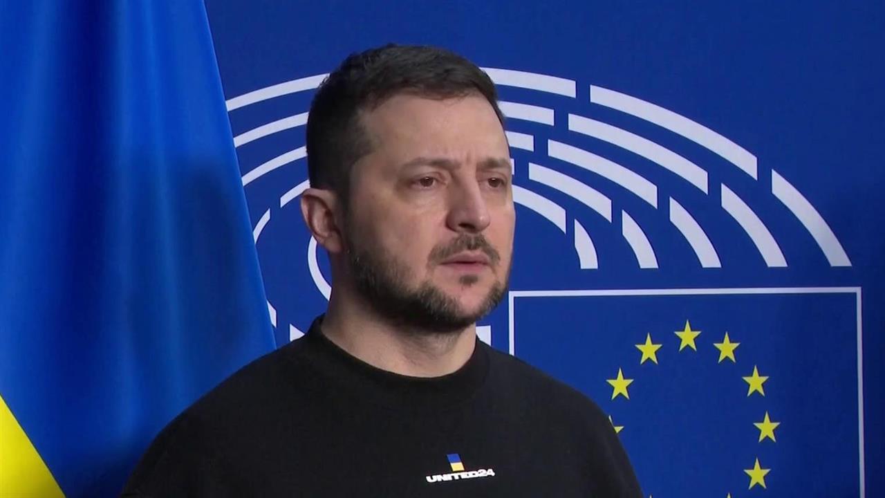 Владимир Зеленский выступил в Европарламенте