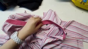 КАК ЗАКРЫТЬ БОЛЬШОЙ РАЗРЫВ НА РУКАВЕ РУБАШКИ.КАК ЗАКРЫТЬ БОЛЬШОЙ РАЗРЫВ НА РУКАВЕ РУБАШКИ.