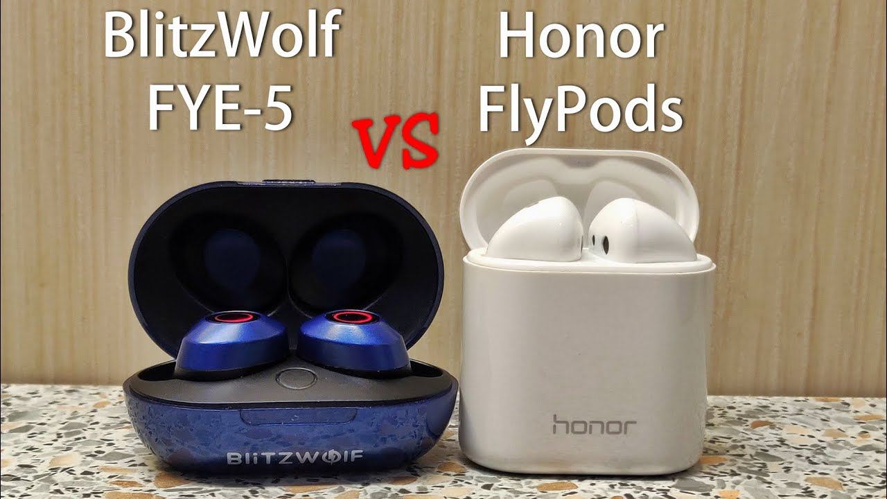 Honor FlyPods vs BlitzWolf BW-FYE5 смотреть онлайн