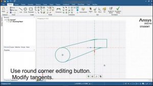 Ansys SpaceClaim Tutorial: Overview, Sketching and Extruding.