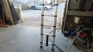 Телескопическая лестница Иван. Yvan Telescoping Ladder 12.5 FT