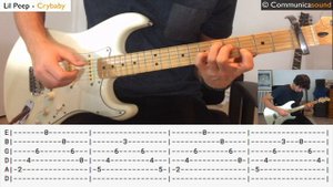 LIL PEEP - CRYBABY - Guitar Tutorial