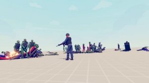 POLICE TEAM vs ZOMBIE TEAM - Totally Accurate Battle Simulator TABS