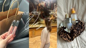 #9 влог // распаковка Rhode, поездка в другой город, обзор косметички и Золотого Яблока