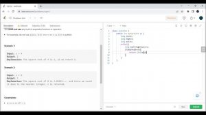 11. Sqrt(x) - leetcode#69 | Java DSA LeetCode Solutions